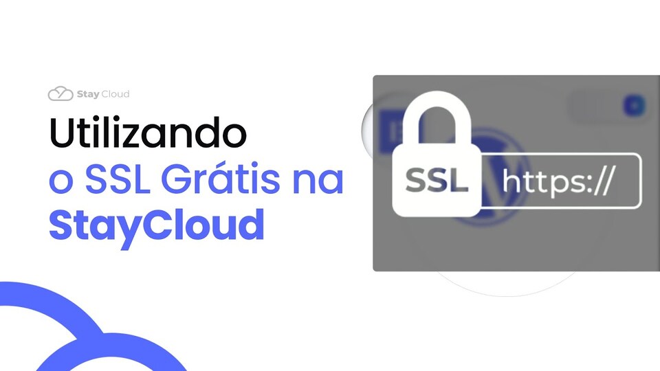 imagem utilizando o SSL grátis na staycloud